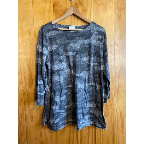 Size Large Duluth Trading Grey Women's Long Sleeve Shirt - Picture 1 of 2